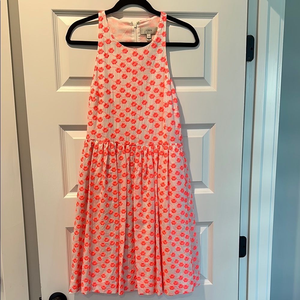 J. Crew Pink Halter A-Line Sundress
